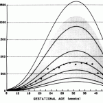 Grafico de la evolucion volumetrica del liquido amniotico